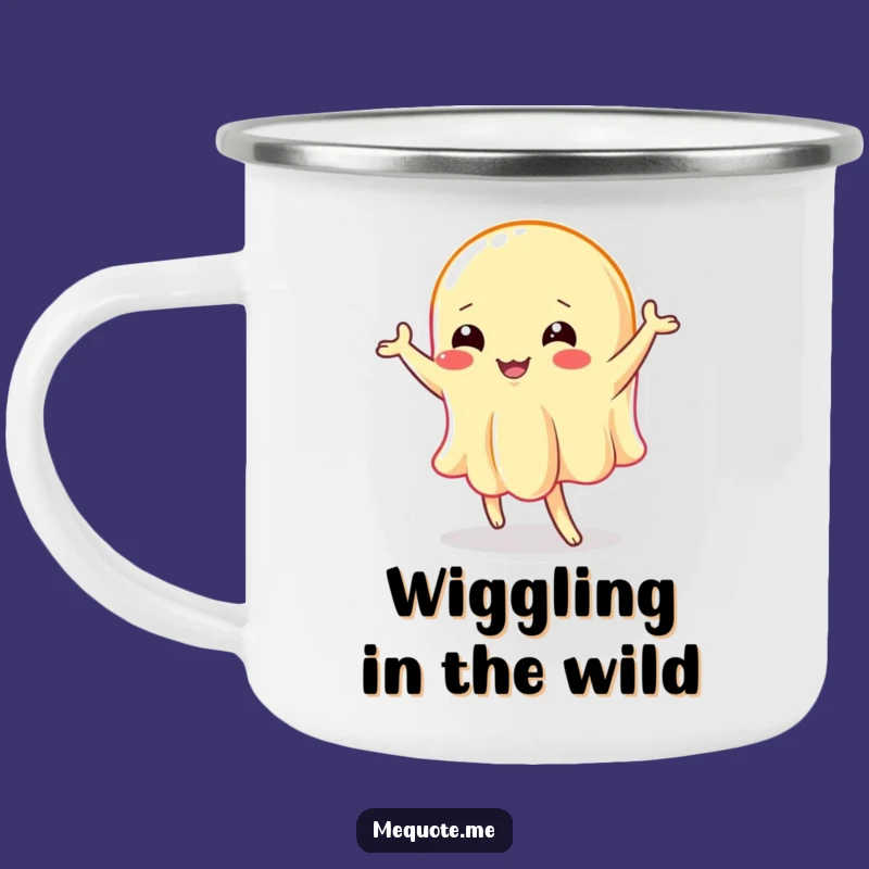 Funny Wobbly Jelly Dance Camping Mug: Campfire Groove