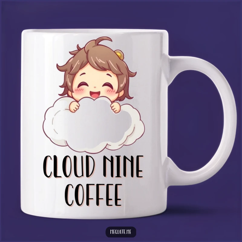 Funny Dreamer Mug - Cloud Hugging Character, Perfect Funny Gift