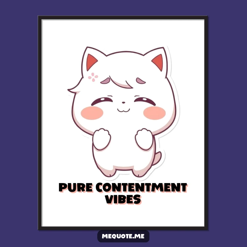 Funny Self-Satisfied Digital Art: Instant Blissful Decor, Perfect Funny Gift