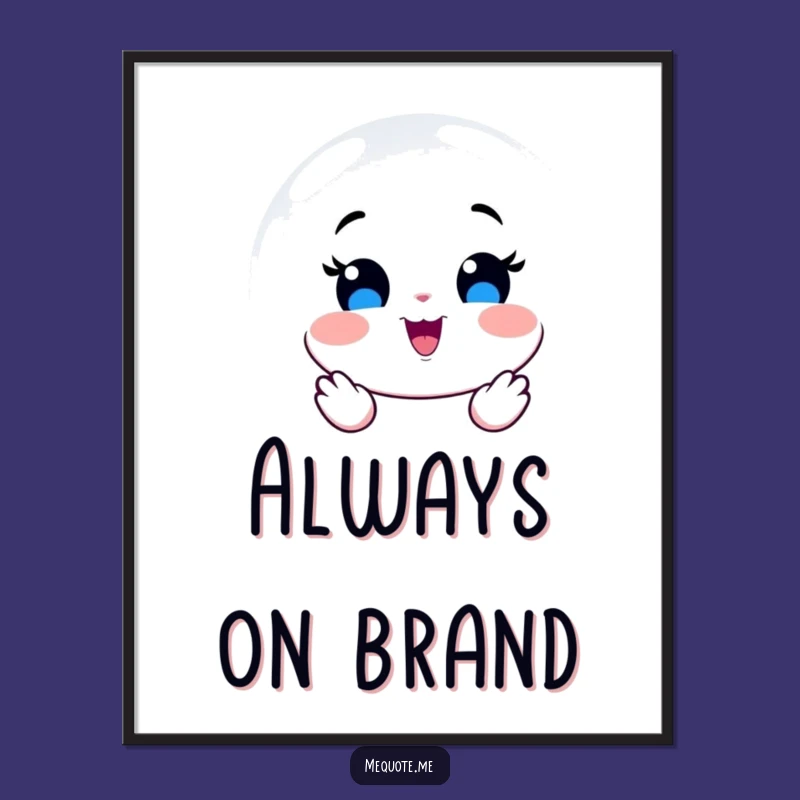 Funny Mirror Joy Poster: Brighten Your Walls with this Hilarious Reflection Art