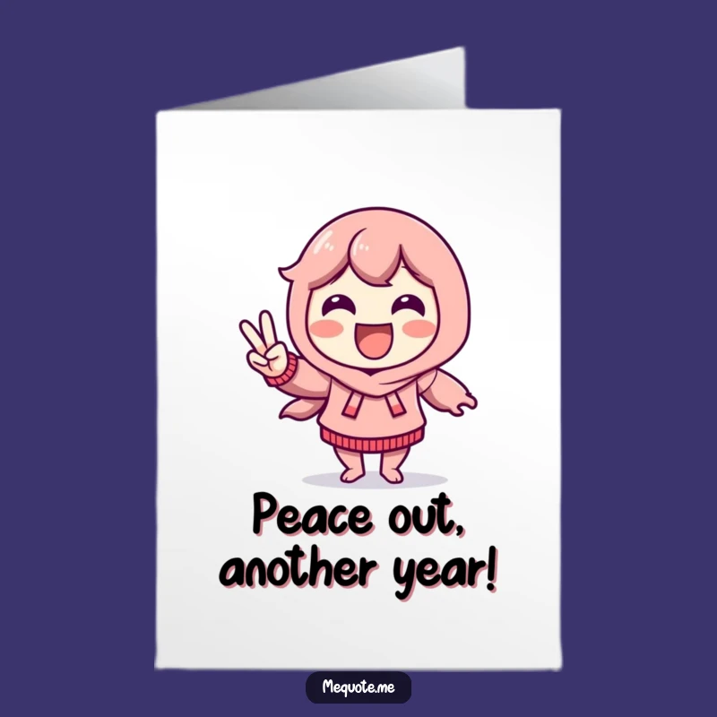 Free Printable Birthday Card: Victory Dance Character, Perfect DIY Downloadable Gift!