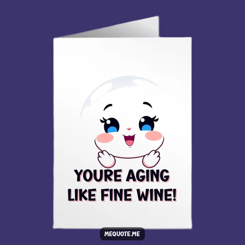 Free Printable Birthday Card: Joyful Mirror Character for Fun Celebrations