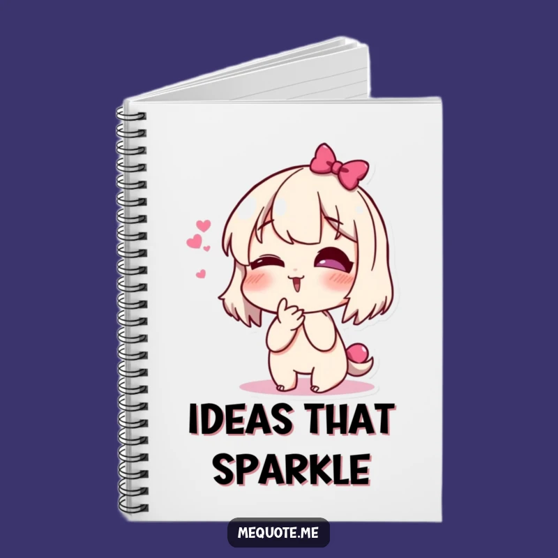 Funny Giggling Kiss Notebook: Jot Down Your Thoughts with This Hilarious Character's Joy