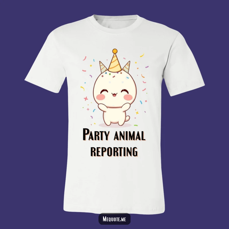 Funny Celebration Tee: Sparkly Confetti Joy, Ideal Funny Gift Shirt